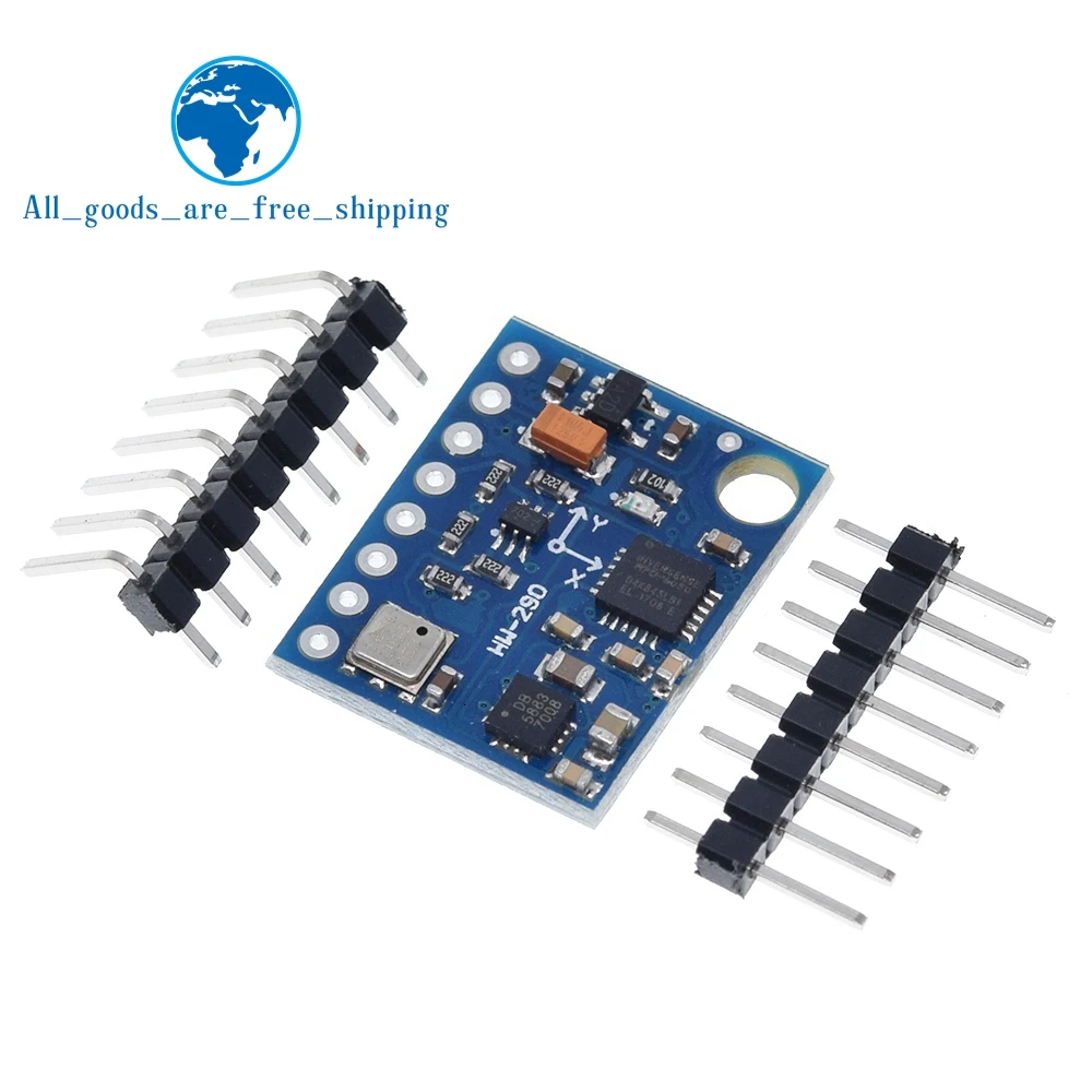 Модуль TZT Φ 10DOF MPU6050 HMC5883L BMP180 GY87, модуль датчика GY87 для Arduino