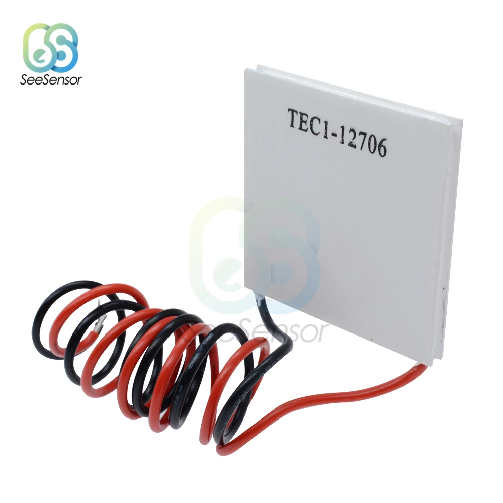 Термоэлектрический охладитель TEC1 12706 12 В 6A TEC модуль элементов Пельтье 40*40 мм