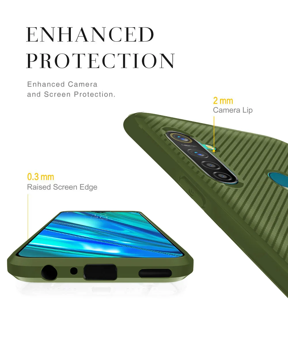 Чехол для телефона Oppo Realme XT X2 K5 тонкий ТПУ силиконовый мягкий углеродный волоконный защитный противоударный чехол