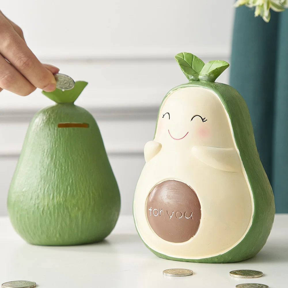 Креативная полимерная Копилка авокадо современные аксессуары для украшения