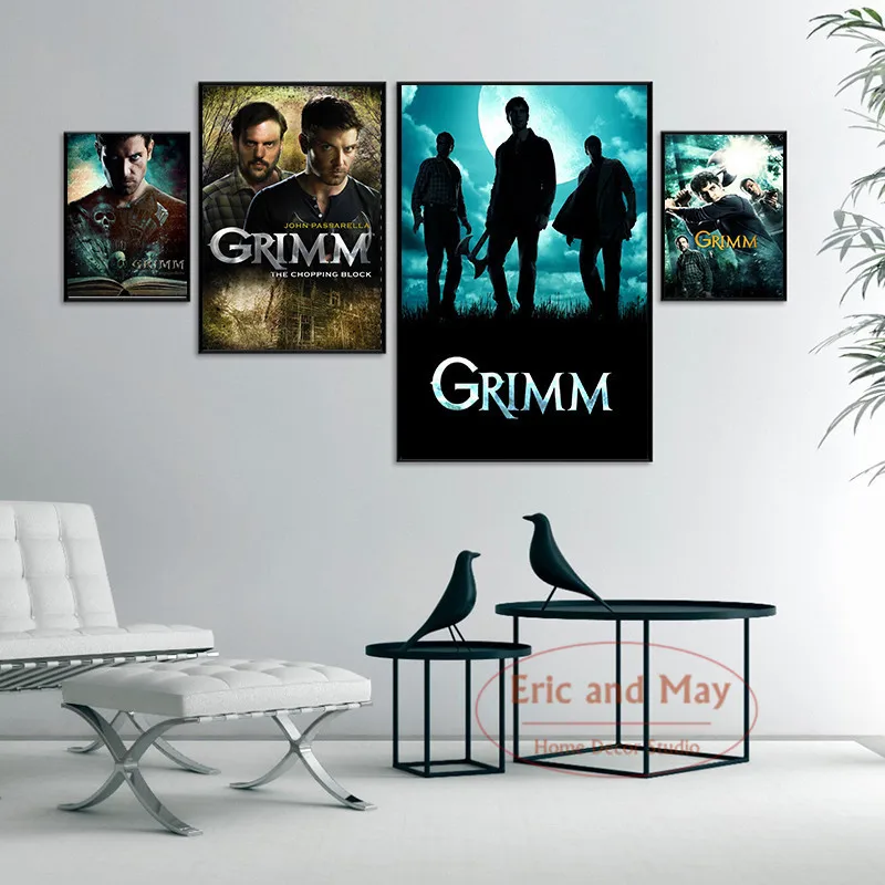Винтажный постер Grimm в скандинавском стиле Настенная картина на холсте ретро