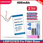 LOSONCOER 400 мАч, LSSP321830 Батарея для смарт-часов Fitbit Blaze CPP-588