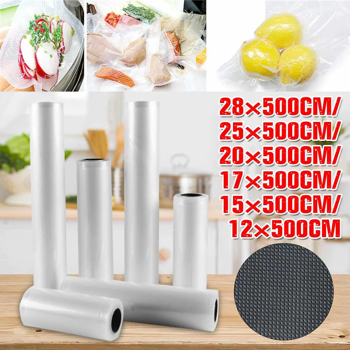 

Package Thickening Vacuum Food Storage Bags Frosted Screen Sealing Sealer Keep Food Fresh Grain Food Bag Vacuum Packaging Bags