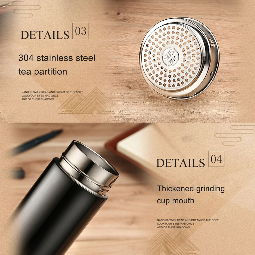 Термосы в деловом стиле чашка из нержавеющей стали портативная