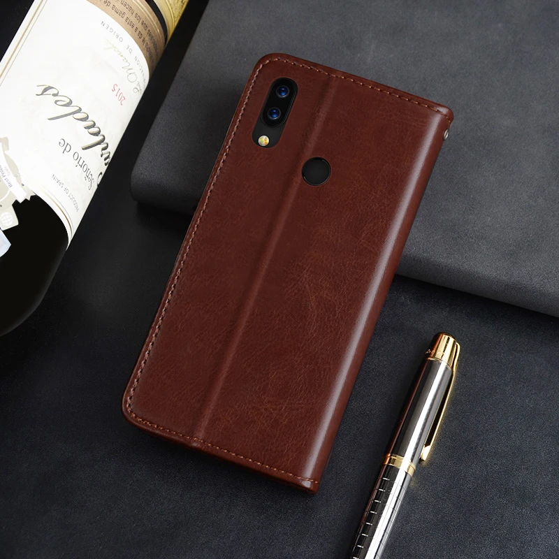 Кожаный флип чехол для Umidigi Power из искусственной кожи защитный телефона с