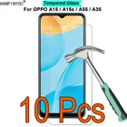 10 шт.лот высококачественный защитный чехол для OPPO A15 A15s A55 A35 A53s 5G с уровнем твердости 9H твердость 2.5D ультра-тонкая пленка для экрана Закаленное стекло пленка для экрана мобильного телефона