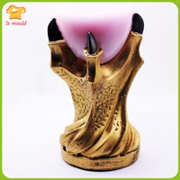 lxyy mould new 3d dragon claw candle silicone mold right game personality decoration silicone tool