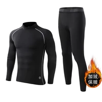 new mens compression underwear sports leggings shirt warm tracksuit rash guard fleece base layer warm kids thermal underwear