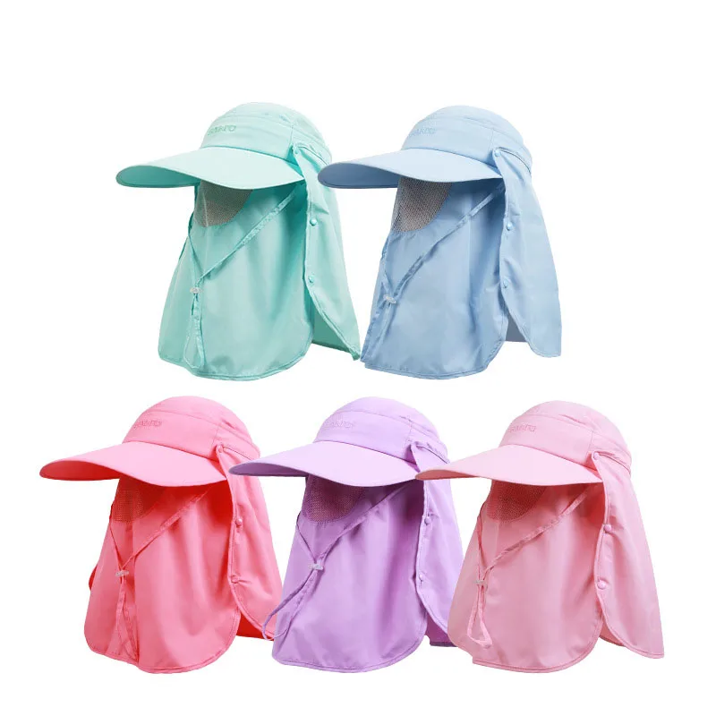 Baseball Cap Ladies Sungreen Shading Cap Mask 360 Degrees Uv Golf Cap Fish Cap Men And Women Dedicated Golf Hats