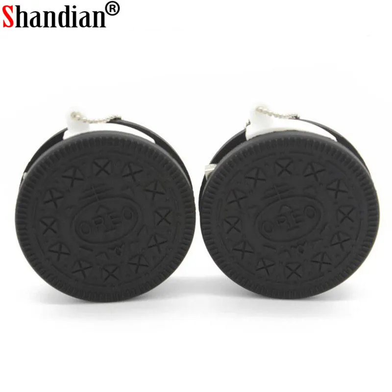 Мультяшный флэш накопитель с печеньем USB 128 4 ГБ 8 16 32 64 реальной емкостью брелок