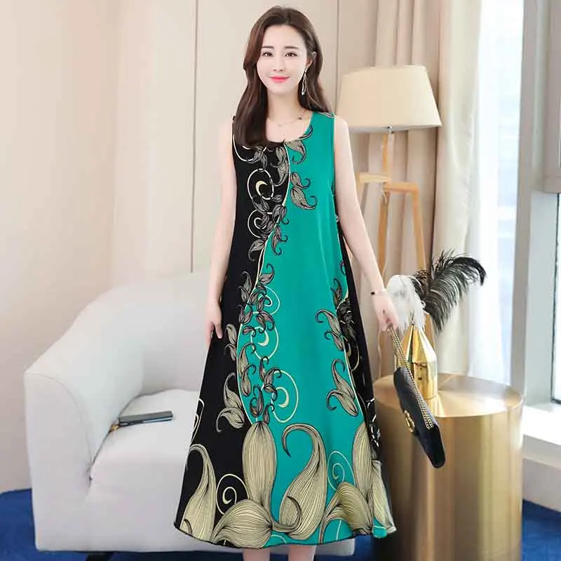 color 4 Новинка размера плюс, женское летнее платье, vestidos стильная женская одежда, свободная Женская одежда, повседневные летние платья для вечеринок - Цвет: color 4