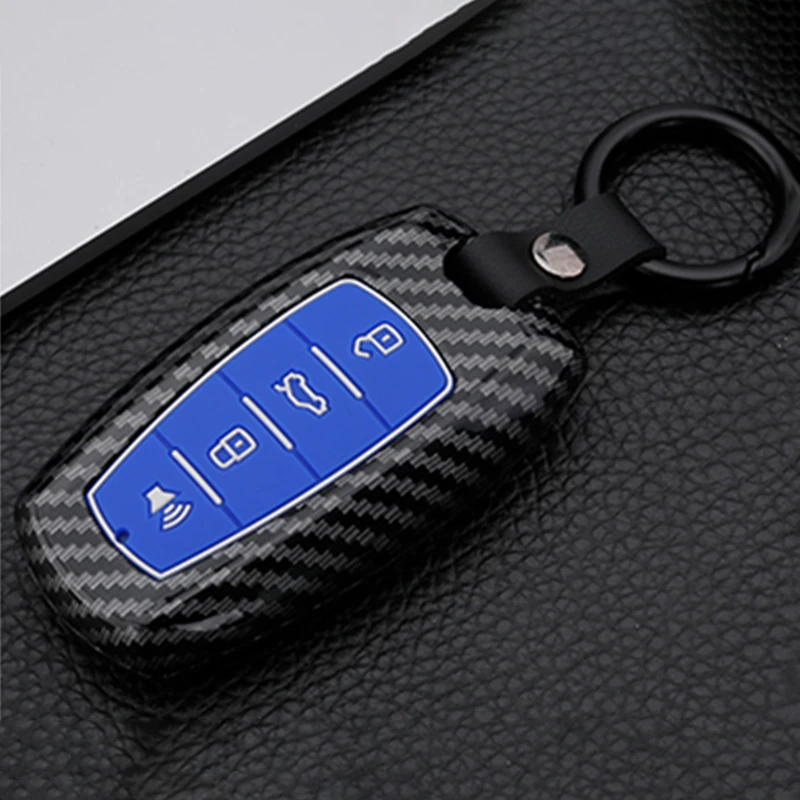 

Carbon Fiber Car key Cover Case Shell For Great Wall Haval H6 Coupe H7 H8 H4 H9 GMW F5 F7 F7X H2 H2S 2018 2019 2020 Accessories