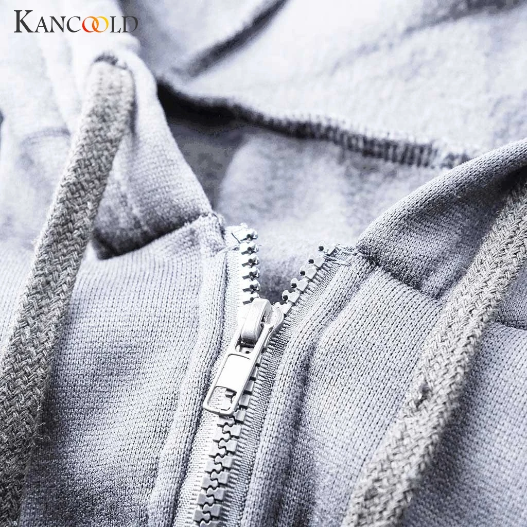 Женский длинный кардиган KANCOOLD повседневный однотонный с капюшоном и длинными