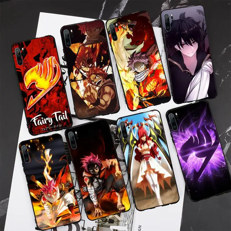 

FAIRY TAIL Phone Case For Redmi 8A 9A 10X Note 8 8t 9 Pro Max 10 K20 K30 Pro Cover Soft Back