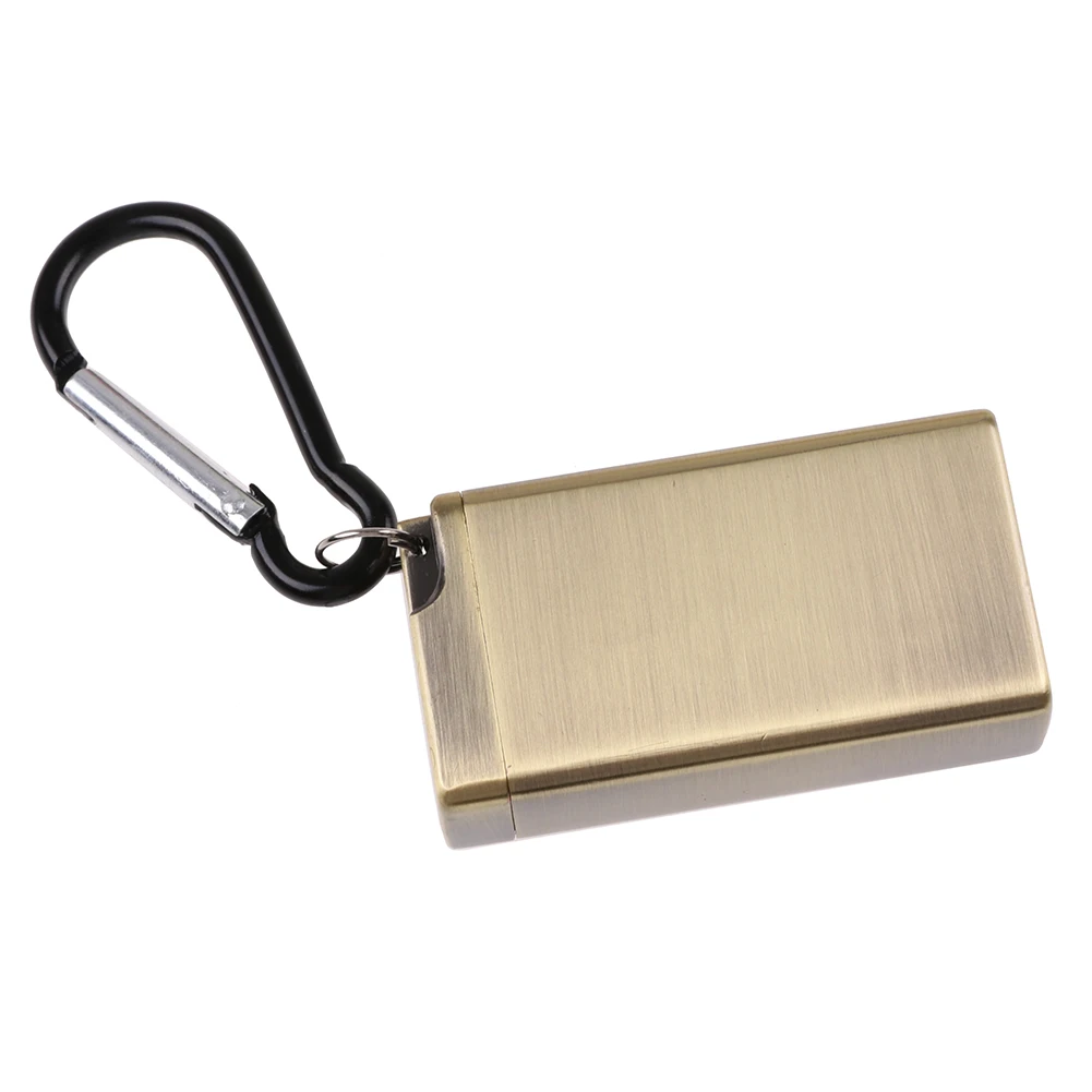 Портативная пепельница для сигарет мини поднос с брелоком крышкой и цепочкой