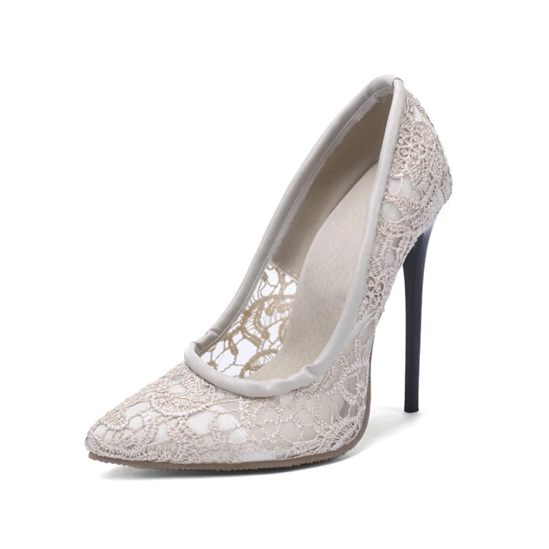 Большой Размеры Женские туфли на высоком каблуке Женская обувь женские