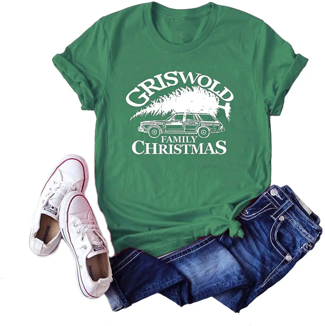 

Griswold Family Christmas Vacation Shirt Women Funny Christmas Movies Shirt Merry Christmas Tree Tee Festival Tops