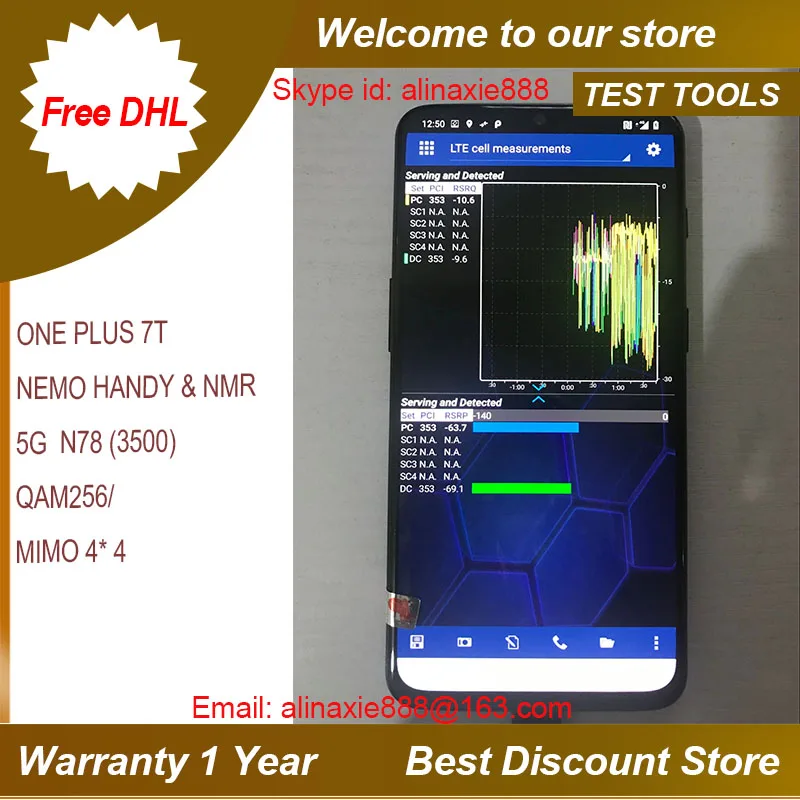 Бесплатная доставка DHL + 5G Oneplus 7 Pro Nemo Handy & Nmr Handsets Support / 5CA.. VOLTE тестирование.