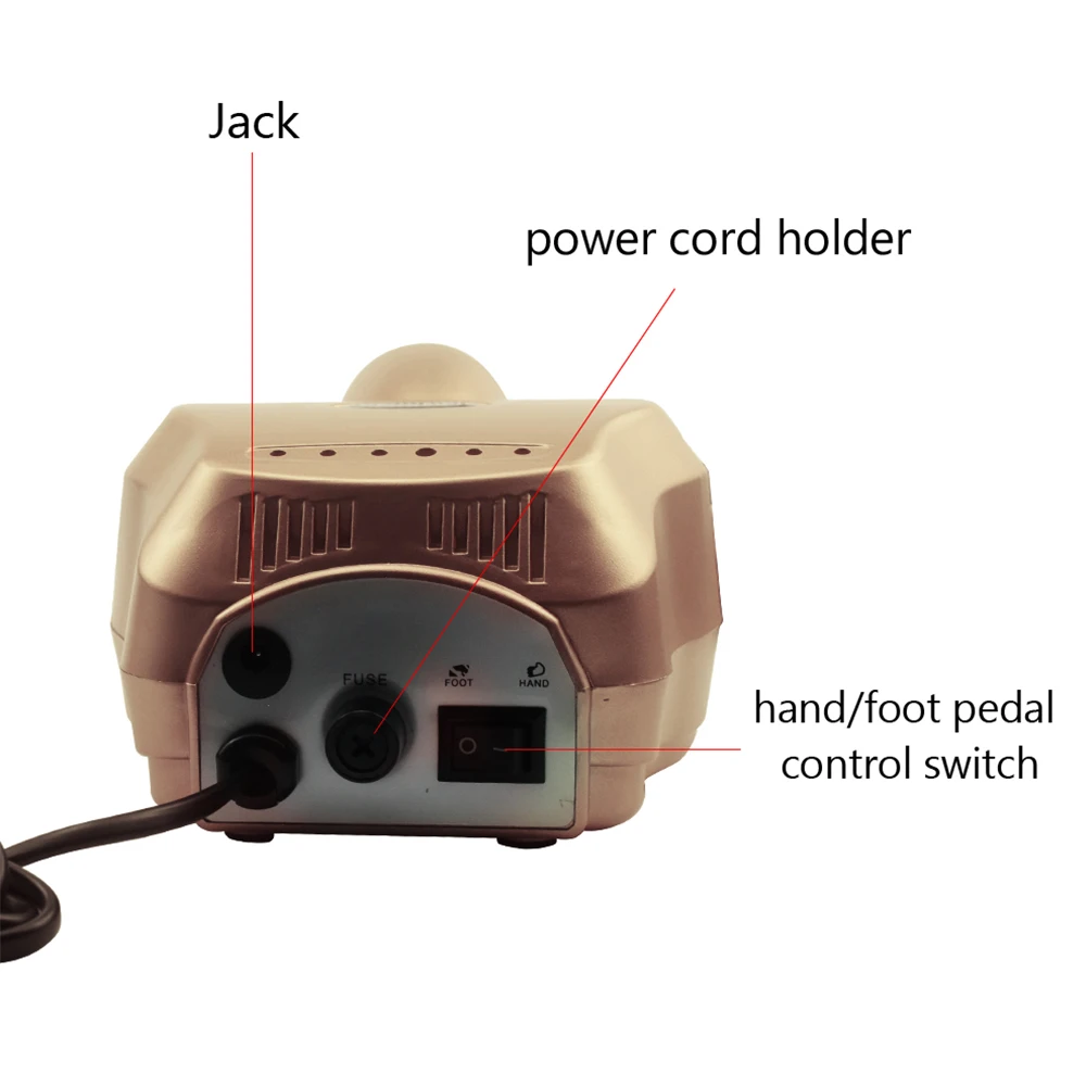35000 об/мин профессиональный электрический сверлильный станок для маникюра и
