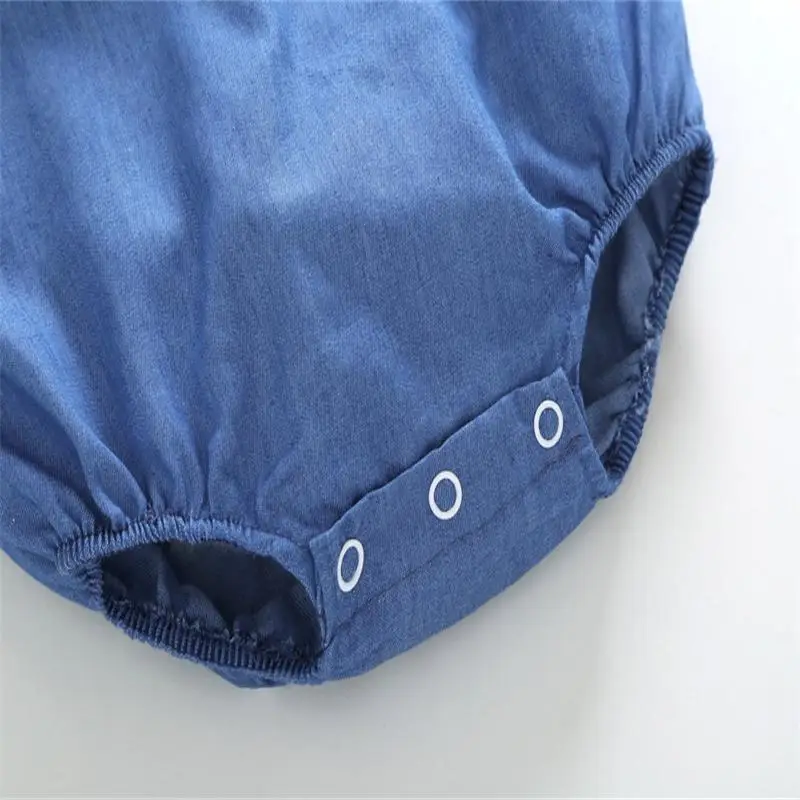 2021 летняя ковбойская Одежда для новорожденных девочек комбинезон с рукавами