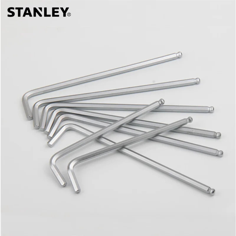 Stanley 1-piece professional imperial allen keys 1/16 5/64 3/32 7/64 1/8 9/64 5/32 3/16 7/32 1/4 5/16 3/8 ball hex wrench inch
