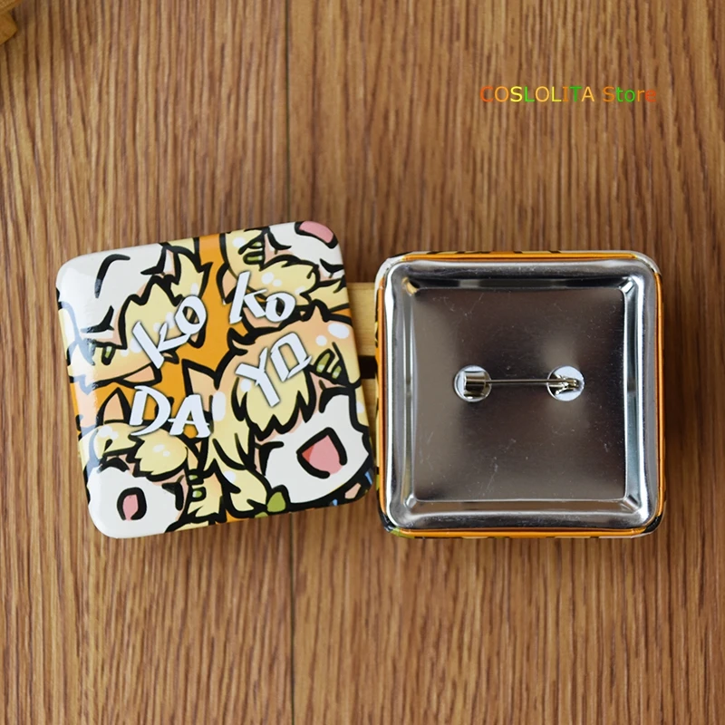 

Anime Game Arknights SilverAsh Lappland Kroos EXUSIAI Badge Button Brooch Pins medal Collection Badge Decor Xmas Gifts Cosplay