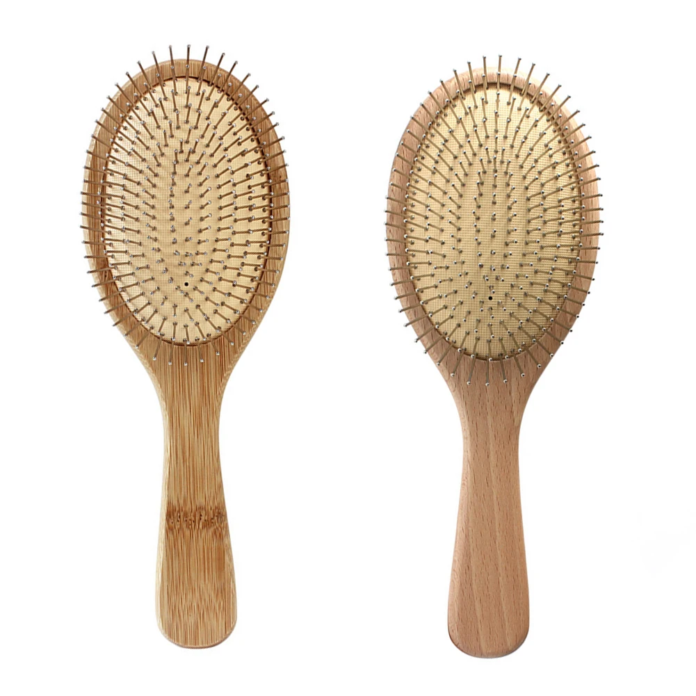 Антистатическая подушка безопасности расческа для волос деревянная щетка