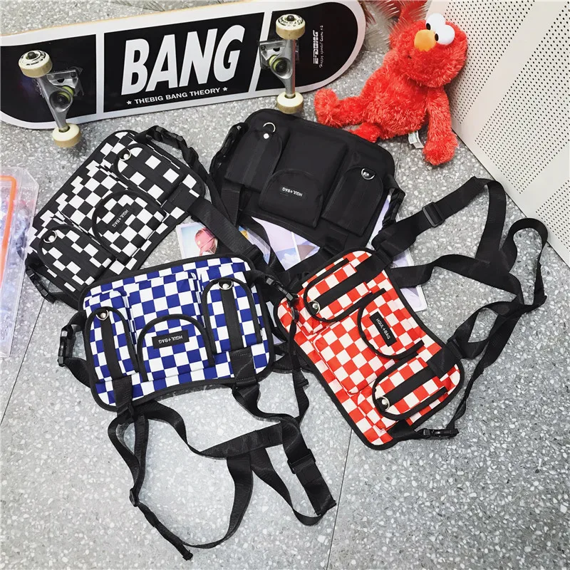 Модная нагрудная сумка для мужчин и женщин в стиле хип хоп водонепроницаемая еды