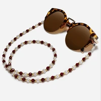 seven color beads glasses chain fashion lanyard glasses strap sunglasses cords casual glasses accessories