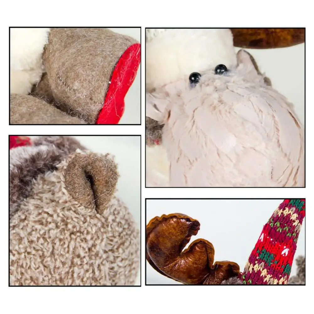 Выдвижные рождественские фигурки кукол лося украшения стоячие большие