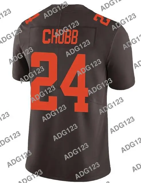 

Stitch Cleveland Nick Chubb Brown Color Rush Men Women Kid Youth Vapor Limited Jersey