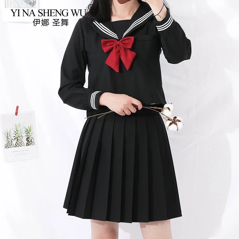 Униформа девушки JK японский костюм матроса Кансай школьная форма студент