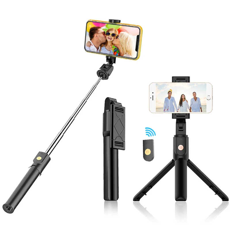 3-в-1 мини Bluetooth 4 0 селфи-палка выдвижной ручной монопод складной штатив с