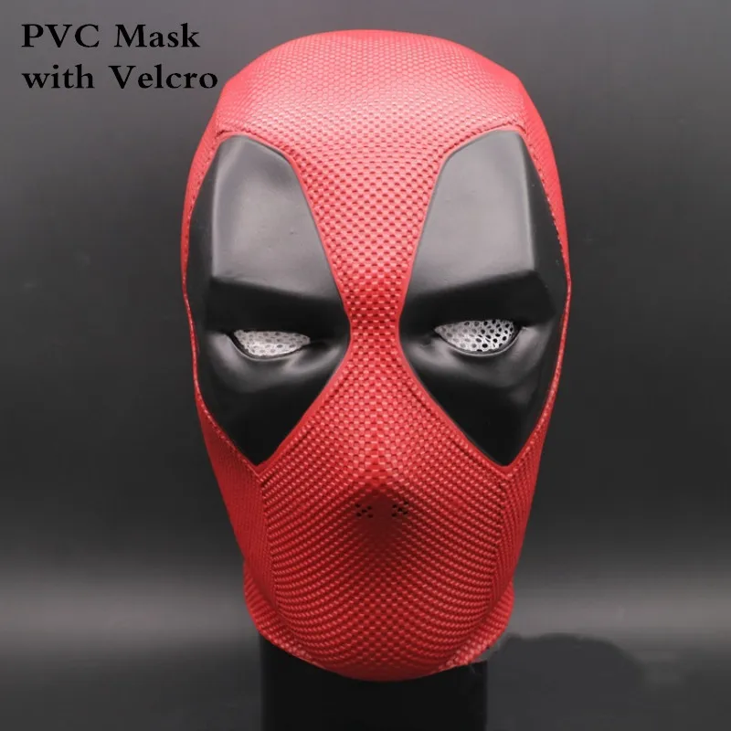 Новый бассейн Дэдпул латексная маска держать над головой красные маски Косплей