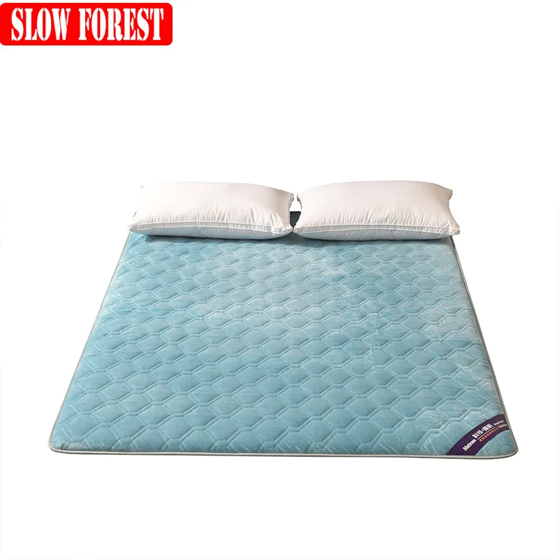 Медленный лес матрас большой размер кристалл бархат спальный коврик Мебель для