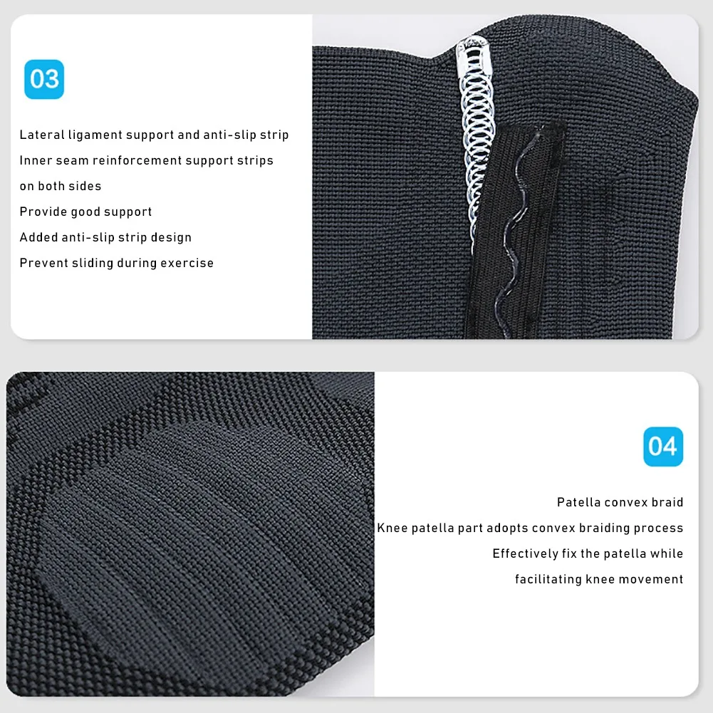 

1pcs Knee Sleeves Pad Support brace Knee Pads Best Knee Brace Protector Relieve Arthritis Injury