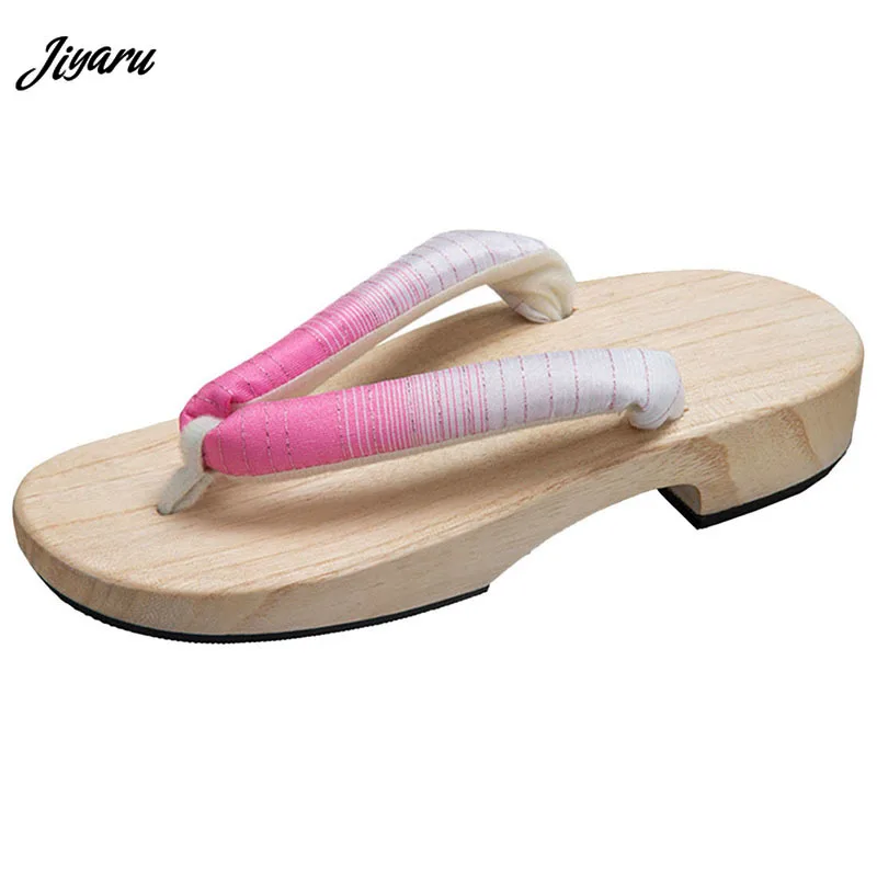 Японские сандалии Geta деревянные женские шлепанцы для косплея в стиле аниме Гета