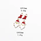 Новые серьги, корейские серьги, причудливые ювелирные изделия, красные носки Санта-Клауса, ювелирные изделия из сплава капельного масла, аксессуары, головные уборы, серьги