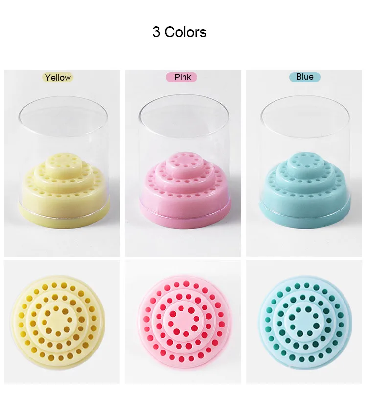 Контейнер для хранения сверл ногтей С Пылезащитным покрытием держатель дрели