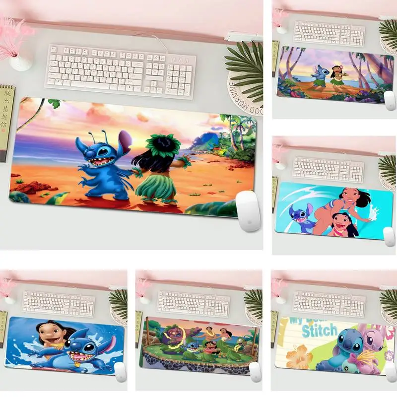 

Stich Beautiful Anime Mouse Mat Gaming Mousepad XL Large Gamer Keyboard PC Desk Mat Computer Tablet Mouse Pad