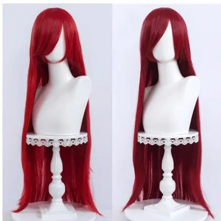 39 '𧄀 см длинный красный удзумаки Кушина термостойкая полная челка