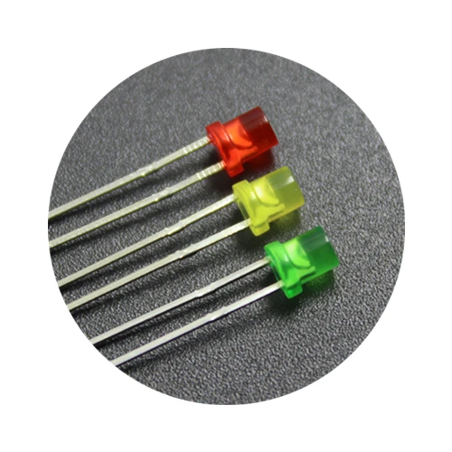 1000 шт. 3 мм плоская головка зеленые/красные/желтые/синие сквозные отверстия