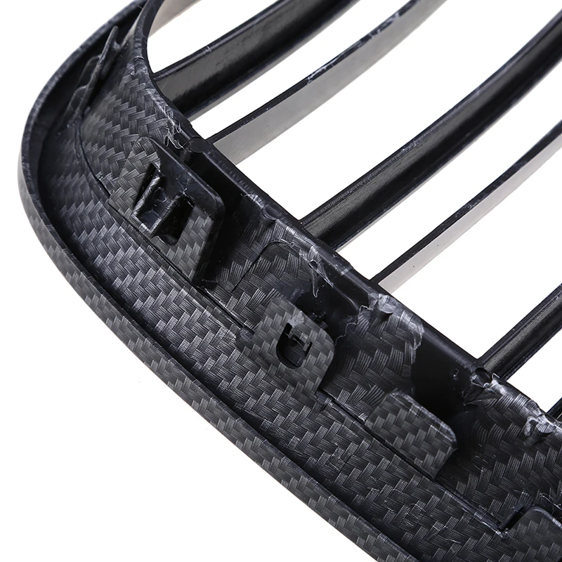 Передняя решетка автомобиля POSSBAY 2 шт. имитация углеродного волокна стиль для BMW 3