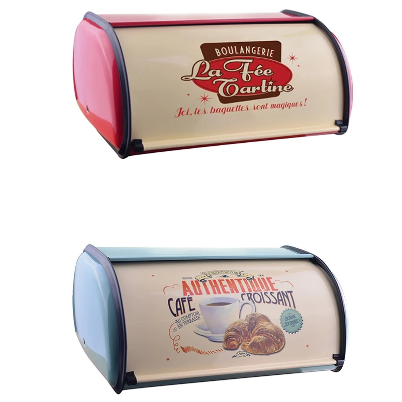 Французская винтажная коробка для хлеба корзина хранения верхний светильник