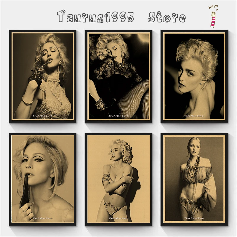 

New Sexy beauty/actor singer star/kraft paper vintage poster/Cafe/bar poster/ Retro Poster/decorative painting