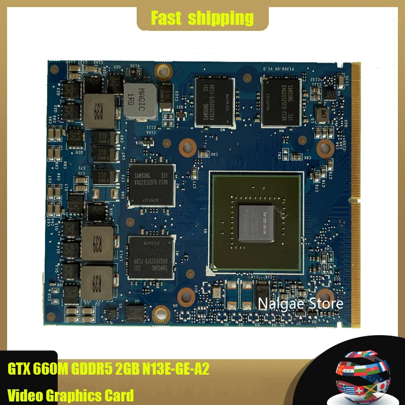 Видеокарта GTX 660M GTX660M 2 ГБ GDDR5 графическая VGA 260M 460M обновление для Dell ALIENWARE M17x R4 M18x R2