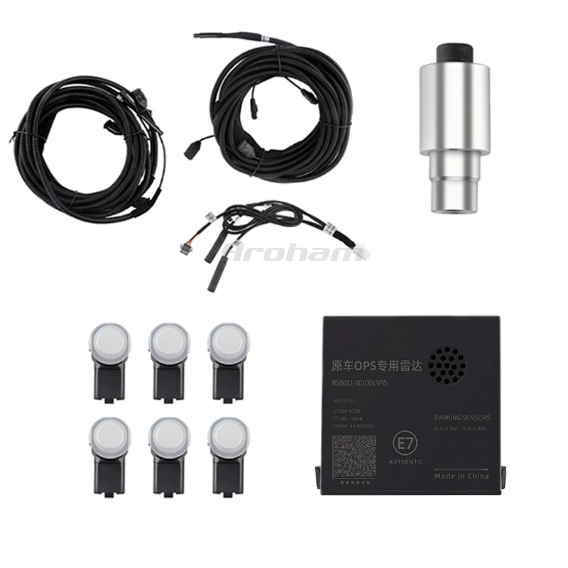 

Car Parktronic Parking Sensor 6 Reverse Sensors Backup Car Parking Radar Monitor Detector System For Toyota Rav4 2013-2021