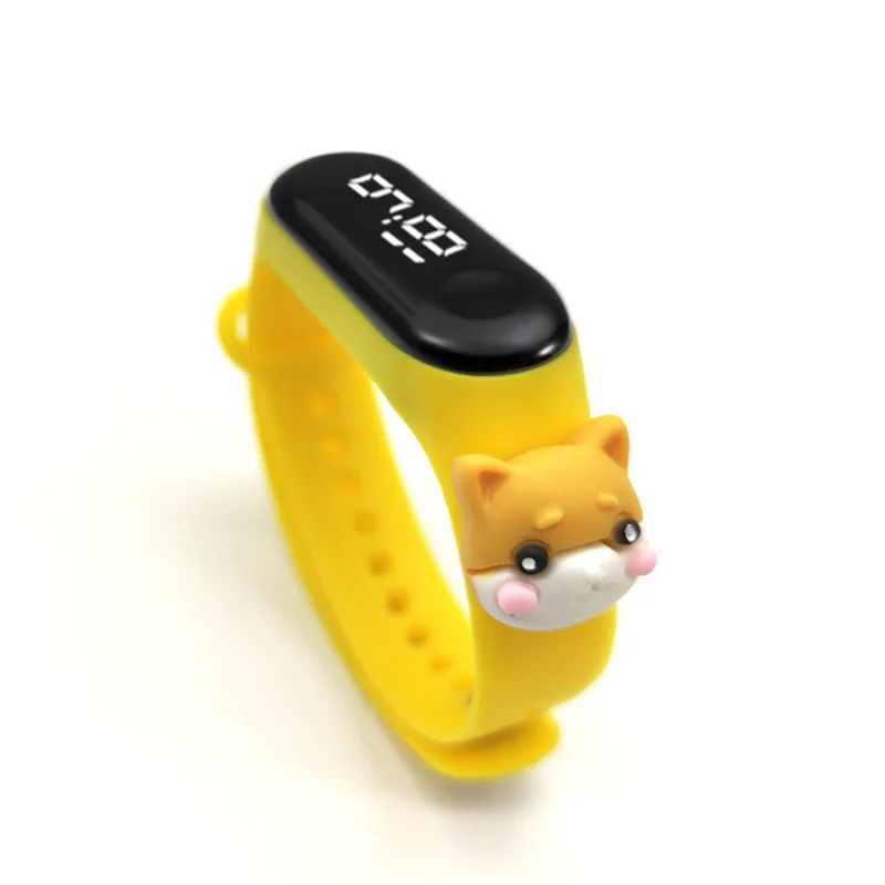 

Cartoon Children's Electronic Digital LED Display Watch Girls Boys Fashion Cute Wrist Watch Waterproof Hot Sale Kids Watch