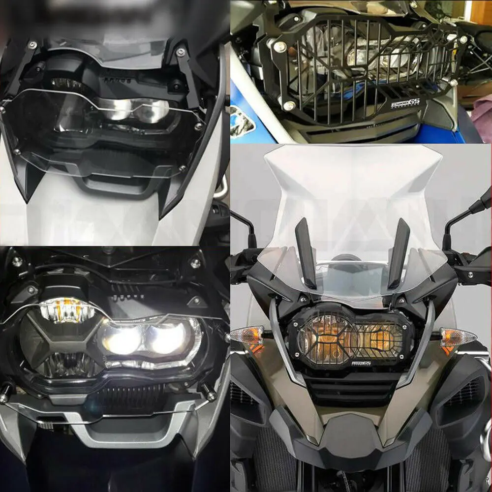 Защитный чехол для фар BMW R1200GS Adventure 2013 2018 защитный гриля Защитные щитки черные