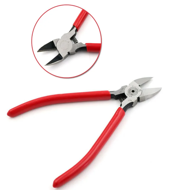 

Flat Blade 153MM Cut Copper Wire Plastic Cutter Digonal Plier Nipper MTC-22